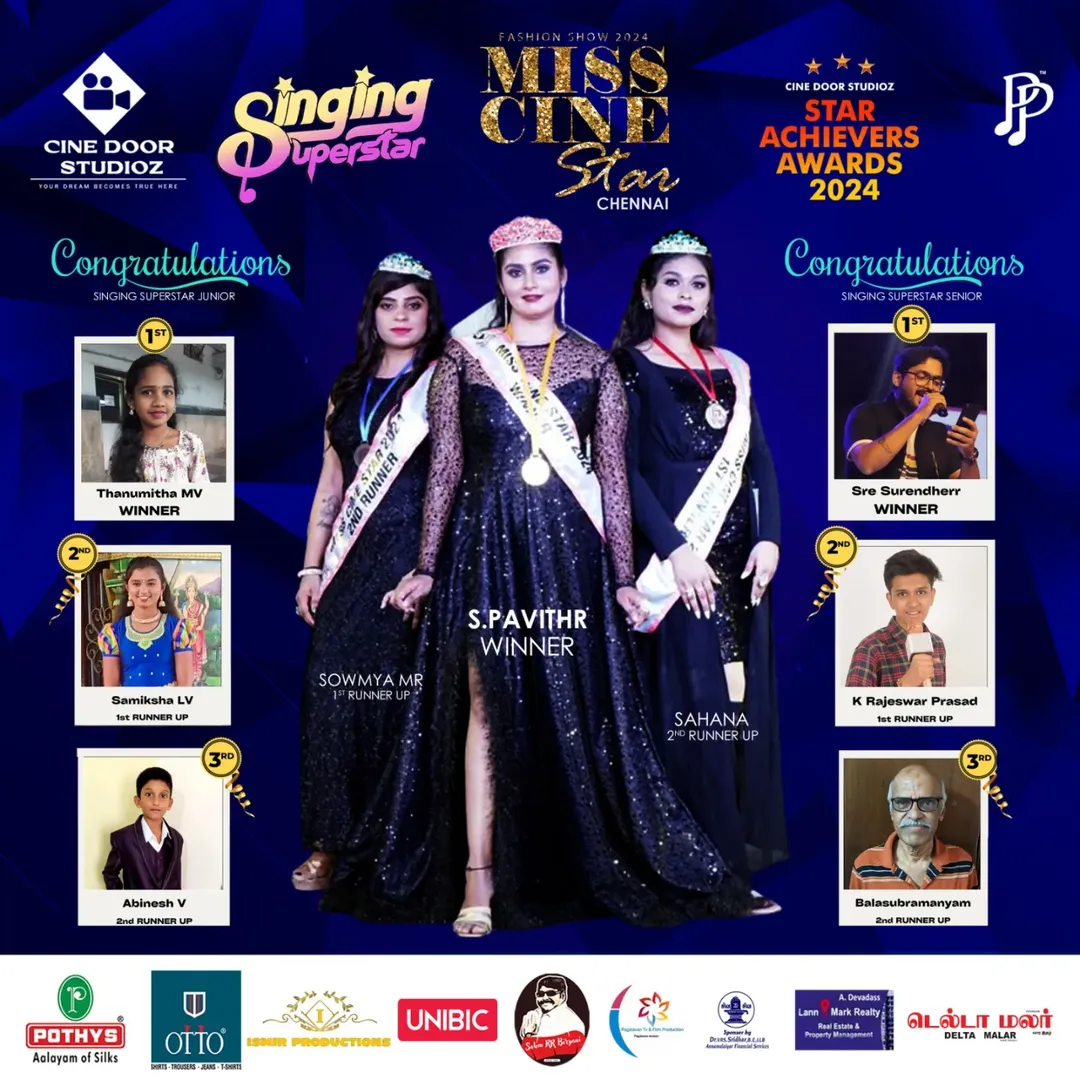 MISS CINE STAR... ❤️❤️WINNER AND RUNNERS.. Congrats.. @_hijab_gurll_ @actress_pavithra27 @so_wm